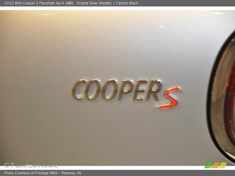 Crystal Silver Metallic / Carbon Black 2013 Mini Cooper S Paceman ALL4 AWD