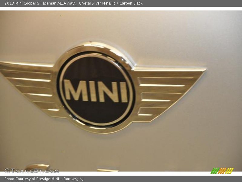Crystal Silver Metallic / Carbon Black 2013 Mini Cooper S Paceman ALL4 AWD