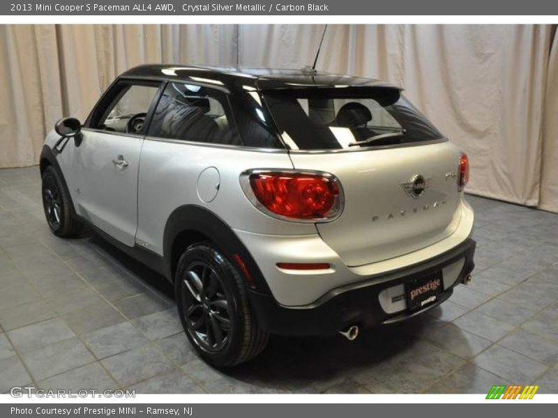 Crystal Silver Metallic / Carbon Black 2013 Mini Cooper S Paceman ALL4 AWD
