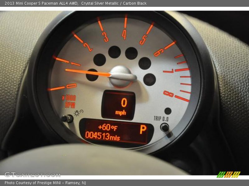 Crystal Silver Metallic / Carbon Black 2013 Mini Cooper S Paceman ALL4 AWD