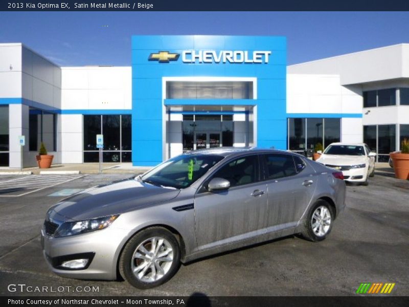 Satin Metal Metallic / Beige 2013 Kia Optima EX