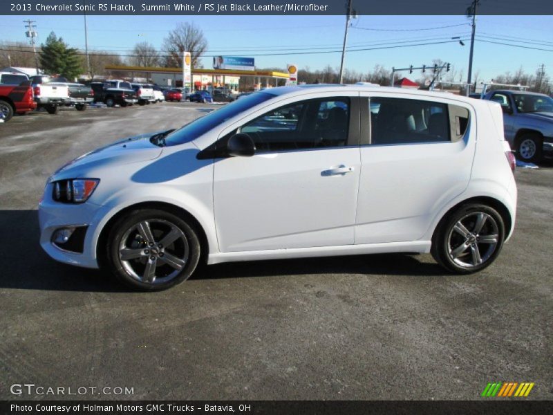  2013 Sonic RS Hatch Summit White