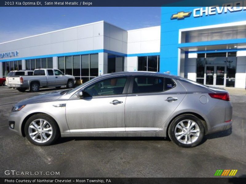 Satin Metal Metallic / Beige 2013 Kia Optima EX