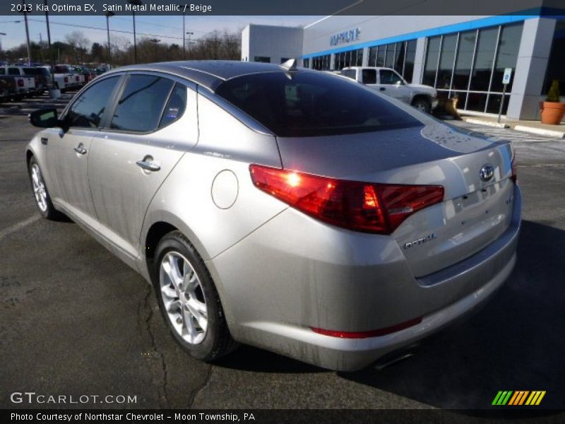 Satin Metal Metallic / Beige 2013 Kia Optima EX