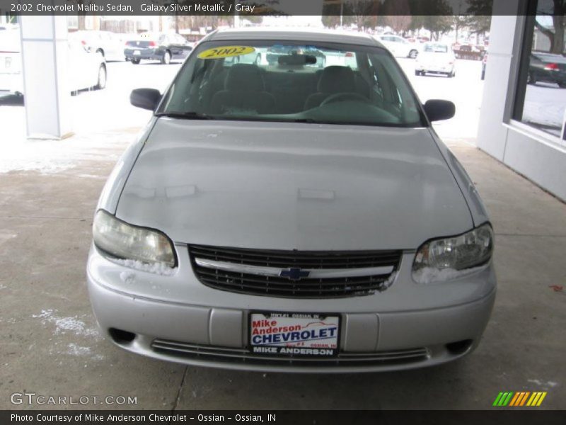 Galaxy Silver Metallic / Gray 2002 Chevrolet Malibu Sedan
