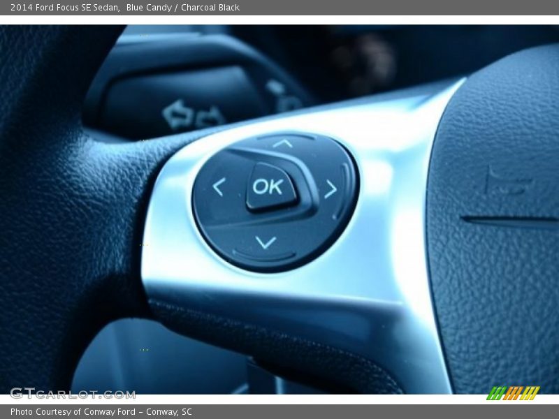 Blue Candy / Charcoal Black 2014 Ford Focus SE Sedan