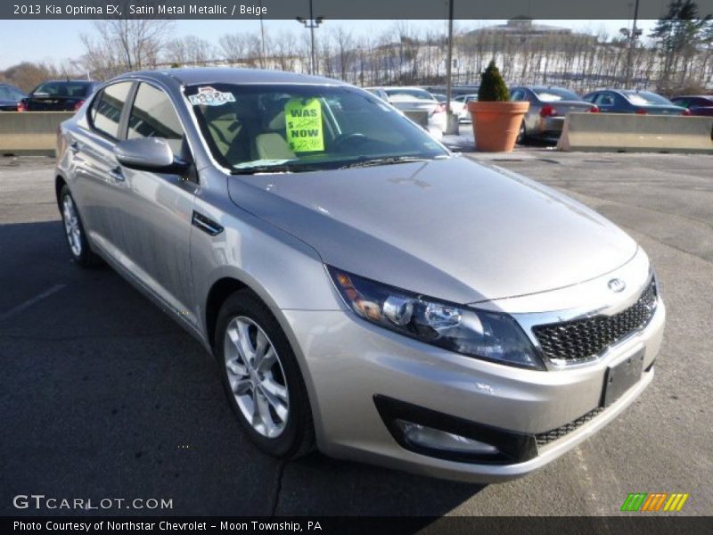 Satin Metal Metallic / Beige 2013 Kia Optima EX