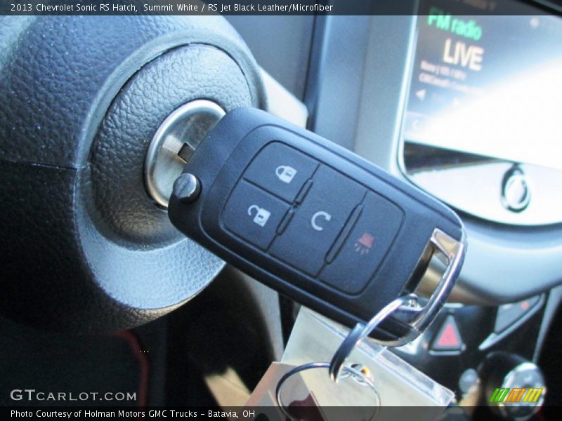 Keys of 2013 Sonic RS Hatch