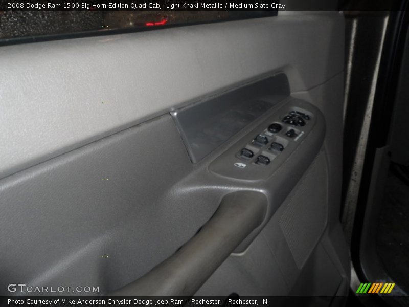 Light Khaki Metallic / Medium Slate Gray 2008 Dodge Ram 1500 Big Horn Edition Quad Cab