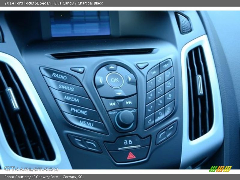 Blue Candy / Charcoal Black 2014 Ford Focus SE Sedan