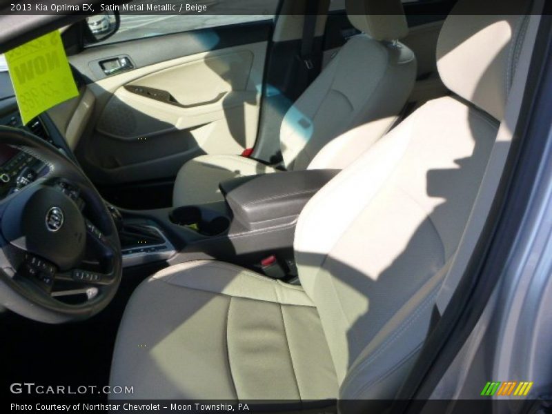 Satin Metal Metallic / Beige 2013 Kia Optima EX