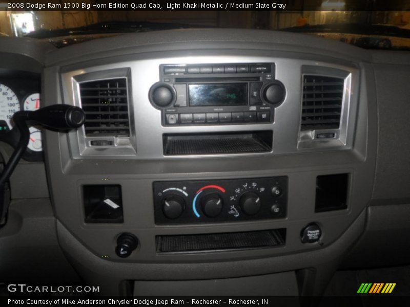 Light Khaki Metallic / Medium Slate Gray 2008 Dodge Ram 1500 Big Horn Edition Quad Cab