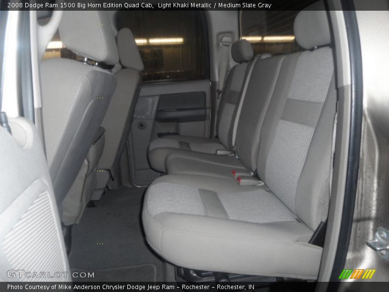Light Khaki Metallic / Medium Slate Gray 2008 Dodge Ram 1500 Big Horn Edition Quad Cab