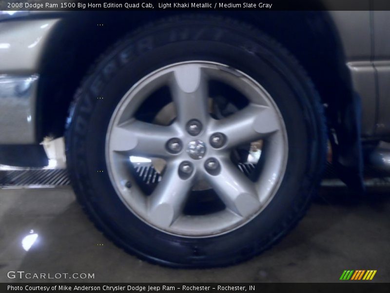Light Khaki Metallic / Medium Slate Gray 2008 Dodge Ram 1500 Big Horn Edition Quad Cab