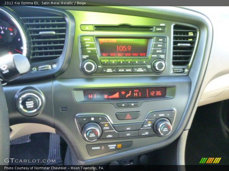 Satin Metal Metallic / Beige 2013 Kia Optima EX