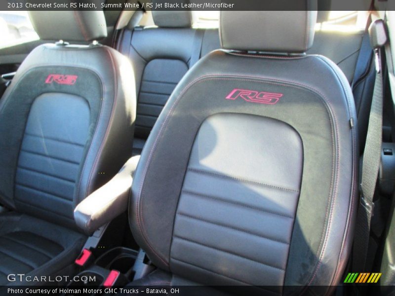 Front Seat of 2013 Sonic RS Hatch