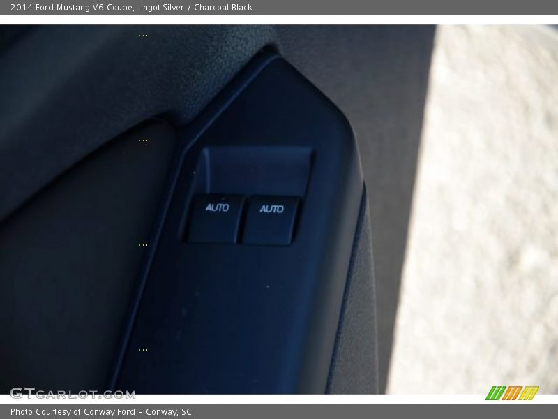 Ingot Silver / Charcoal Black 2014 Ford Mustang V6 Coupe
