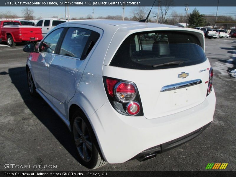  2013 Sonic RS Hatch Summit White