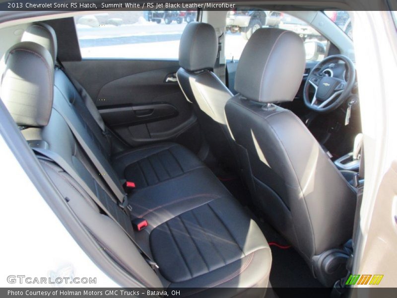 Rear Seat of 2013 Sonic RS Hatch