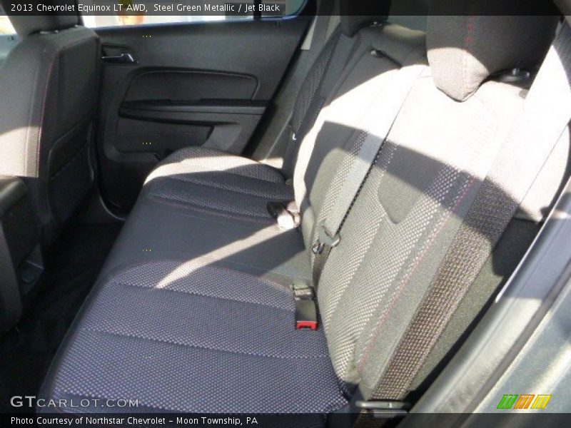 Steel Green Metallic / Jet Black 2013 Chevrolet Equinox LT AWD