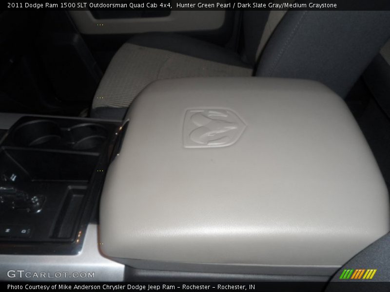 Hunter Green Pearl / Dark Slate Gray/Medium Graystone 2011 Dodge Ram 1500 SLT Outdoorsman Quad Cab 4x4