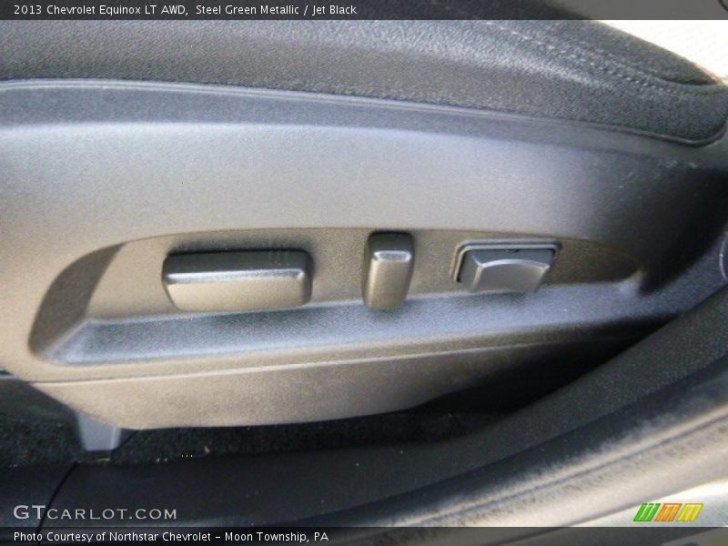 Steel Green Metallic / Jet Black 2013 Chevrolet Equinox LT AWD