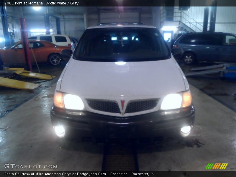 Arctic White / Gray 2001 Pontiac Montana