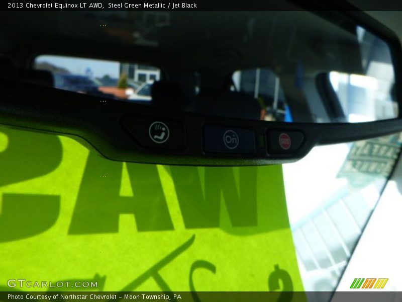 Steel Green Metallic / Jet Black 2013 Chevrolet Equinox LT AWD