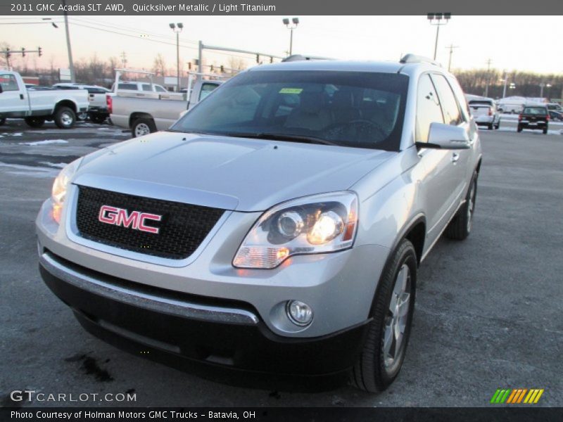 Quicksilver Metallic / Light Titanium 2011 GMC Acadia SLT AWD