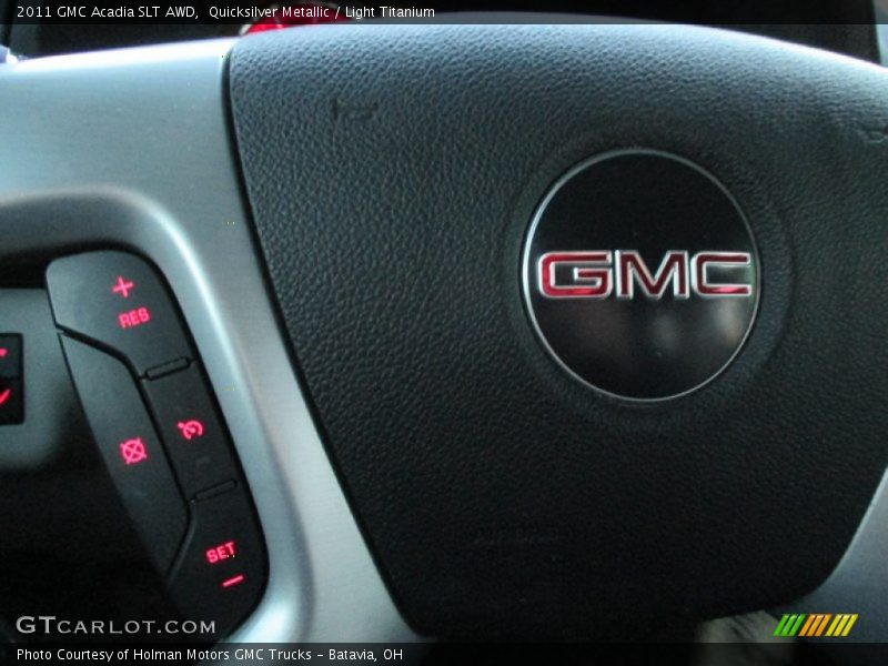 Quicksilver Metallic / Light Titanium 2011 GMC Acadia SLT AWD