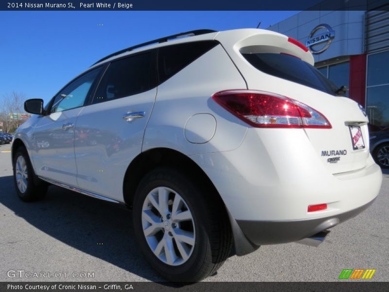 Pearl White / Beige 2014 Nissan Murano SL