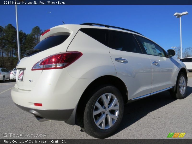 Pearl White / Beige 2014 Nissan Murano SL