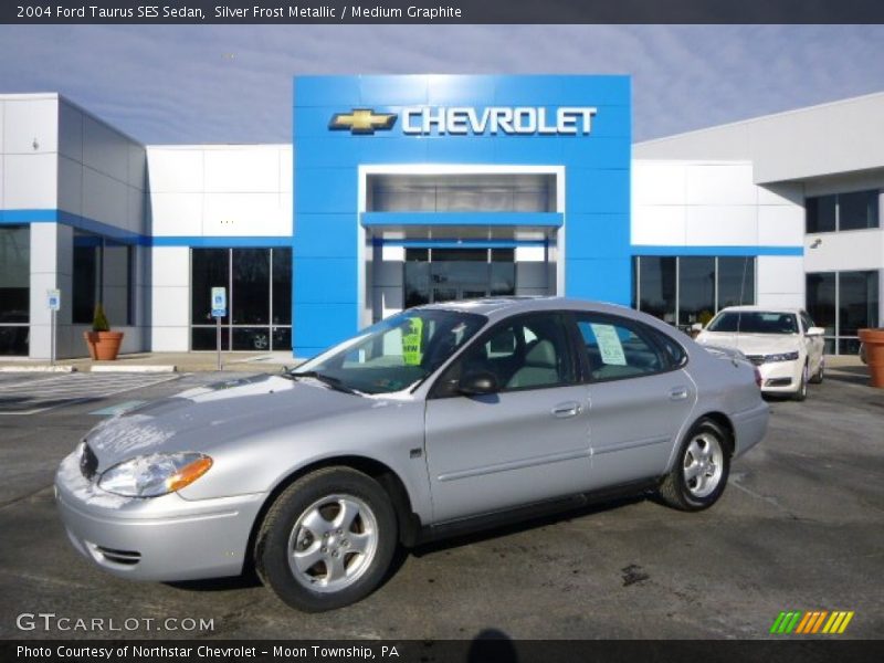 Silver Frost Metallic / Medium Graphite 2004 Ford Taurus SES Sedan