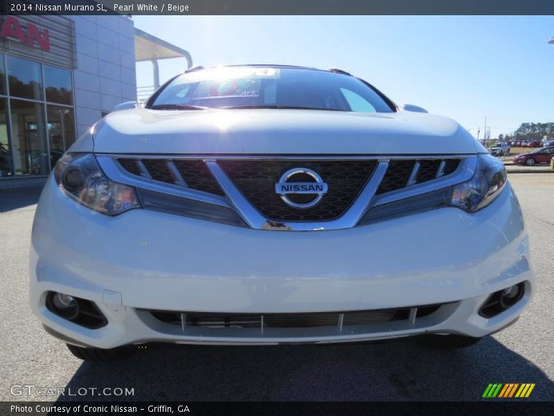 Pearl White / Beige 2014 Nissan Murano SL