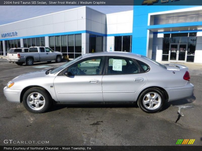 Silver Frost Metallic / Medium Graphite 2004 Ford Taurus SES Sedan