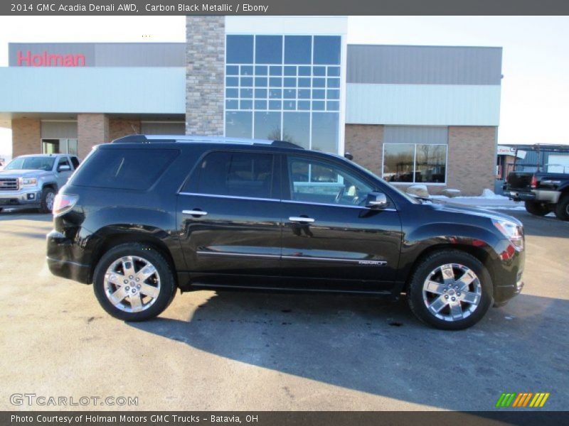 Carbon Black Metallic / Ebony 2014 GMC Acadia Denali AWD