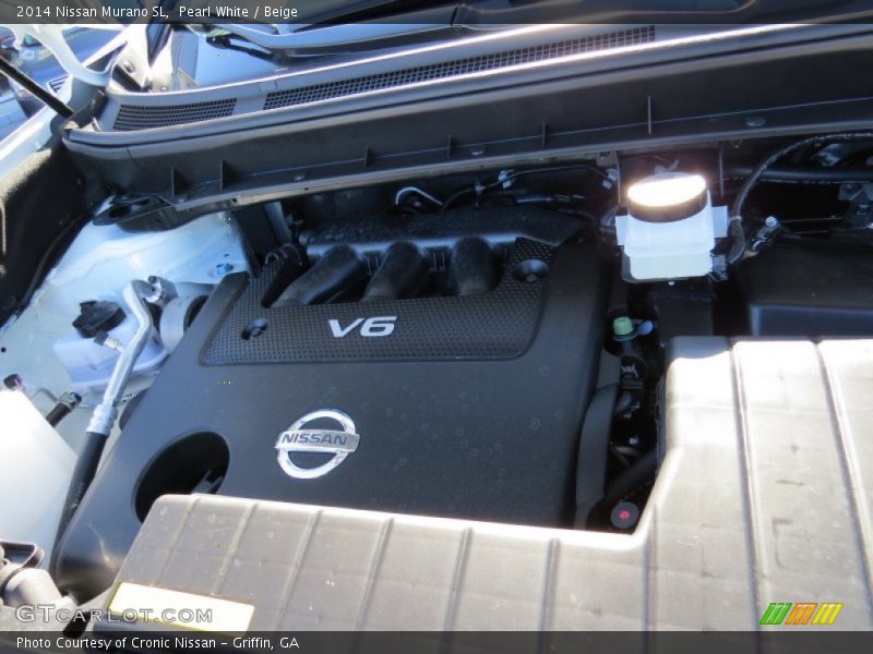 Pearl White / Beige 2014 Nissan Murano SL