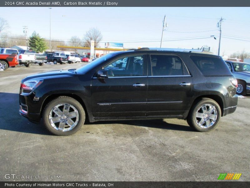 Carbon Black Metallic / Ebony 2014 GMC Acadia Denali AWD