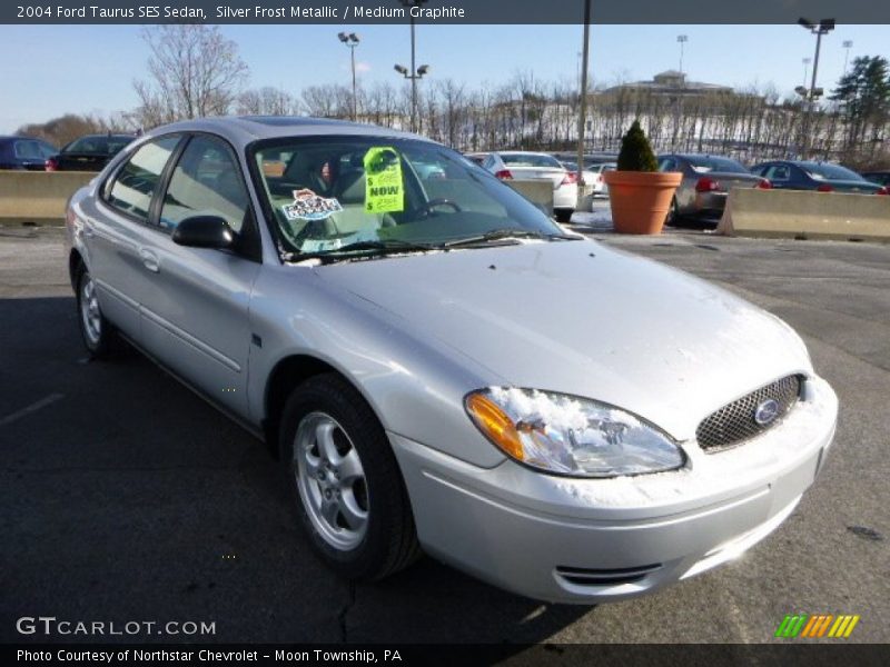 Silver Frost Metallic / Medium Graphite 2004 Ford Taurus SES Sedan