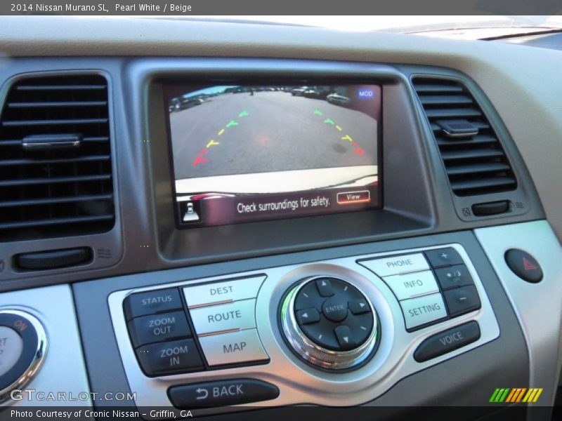 Pearl White / Beige 2014 Nissan Murano SL