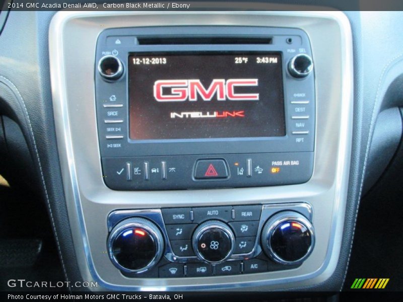 Carbon Black Metallic / Ebony 2014 GMC Acadia Denali AWD