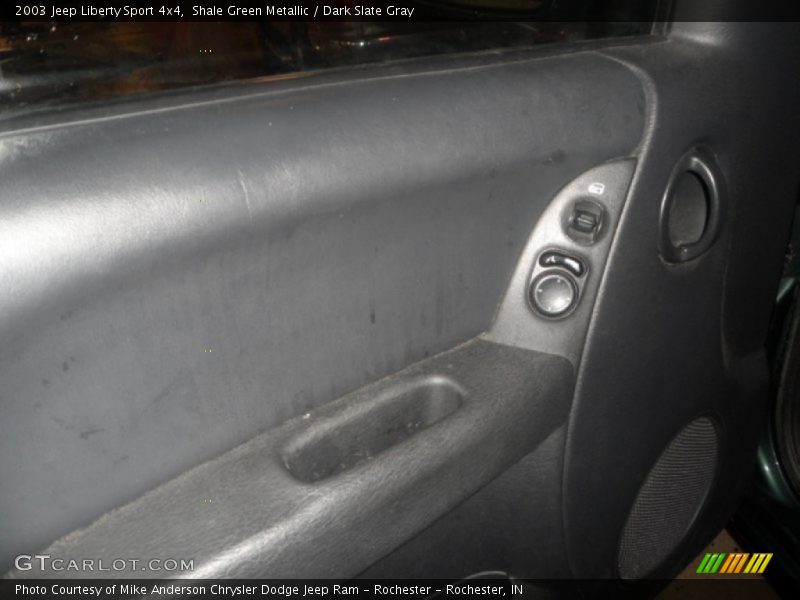 Shale Green Metallic / Dark Slate Gray 2003 Jeep Liberty Sport 4x4