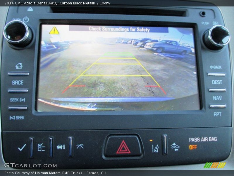 Carbon Black Metallic / Ebony 2014 GMC Acadia Denali AWD