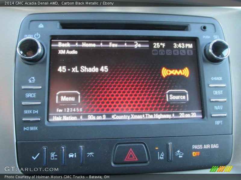 Carbon Black Metallic / Ebony 2014 GMC Acadia Denali AWD