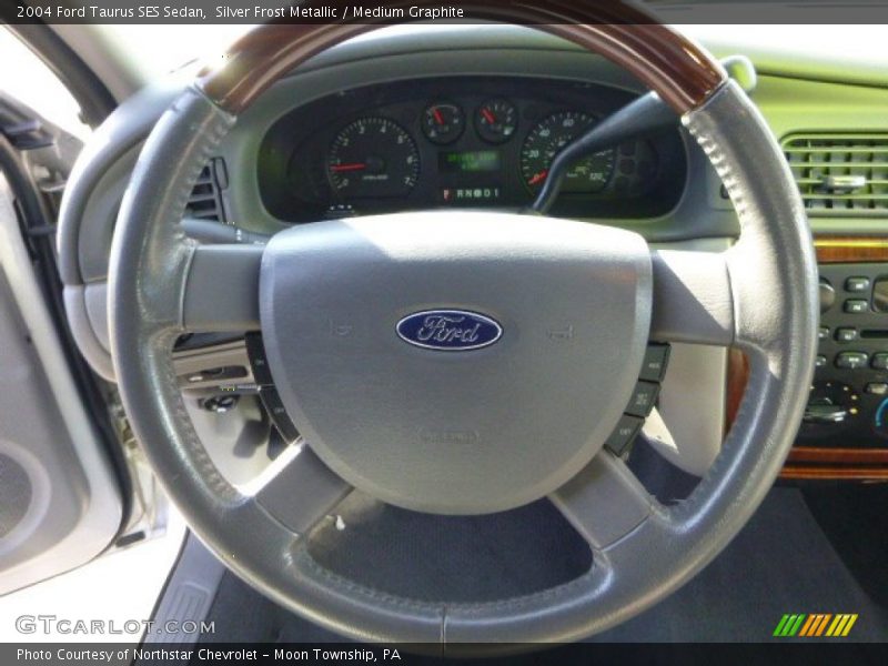 Silver Frost Metallic / Medium Graphite 2004 Ford Taurus SES Sedan