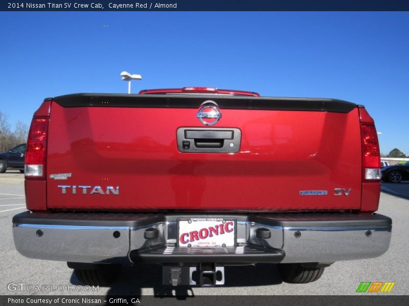 Cayenne Red / Almond 2014 Nissan Titan SV Crew Cab