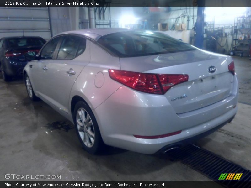 Titanium Silver Metallic / Gray 2013 Kia Optima LX