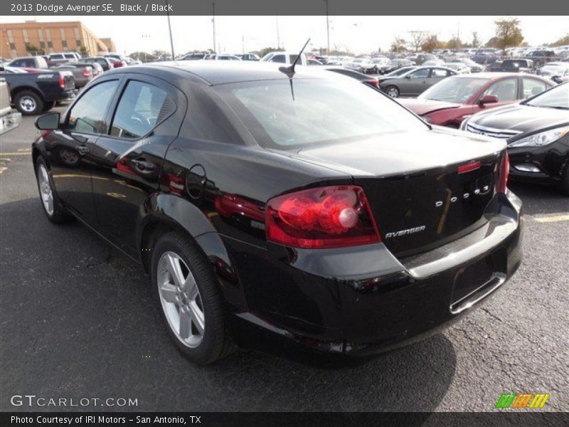 Black / Black 2013 Dodge Avenger SE
