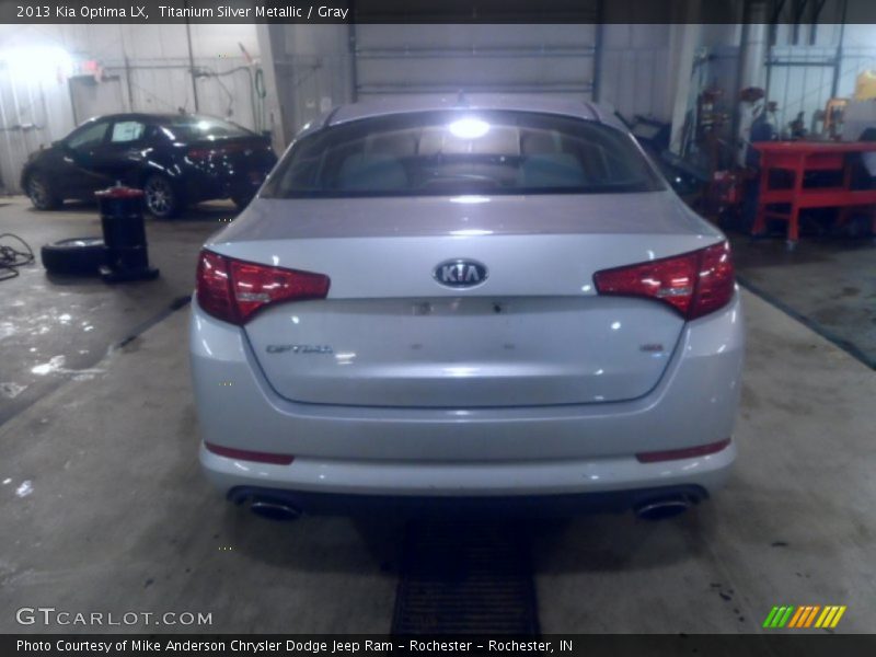 Titanium Silver Metallic / Gray 2013 Kia Optima LX