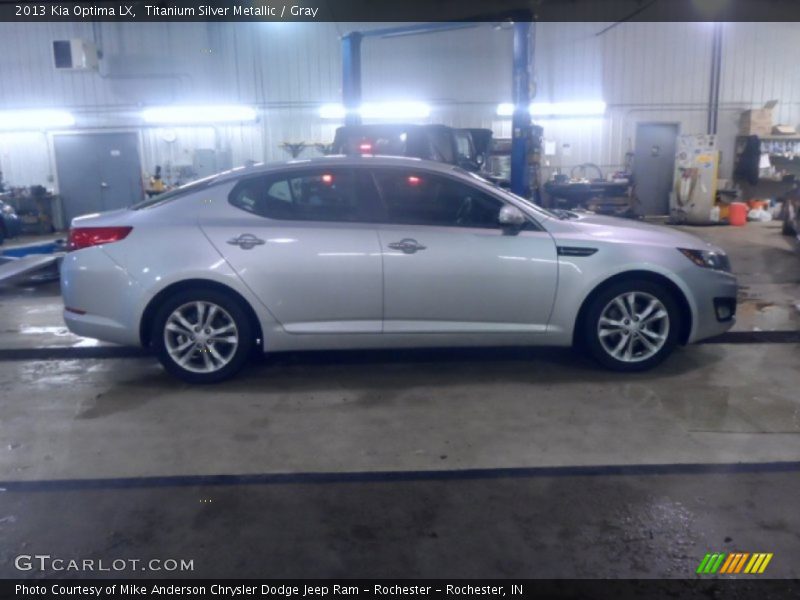 Titanium Silver Metallic / Gray 2013 Kia Optima LX